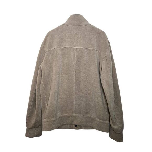 Harris Wharf London Jacket Fleece Snap Button Closure  Men's Size 46 US Small - Picture 5 of 8